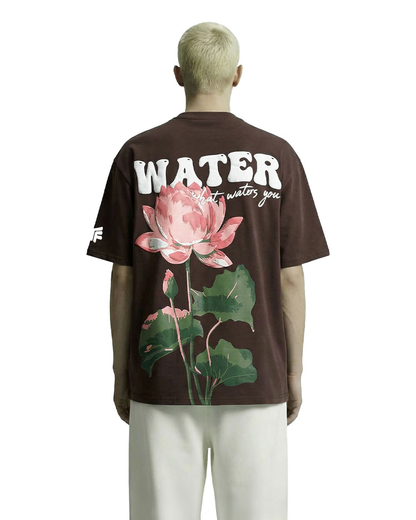 UrbanDrip Water Bloom Oversized Graphic T-Shirt | Premium Cotton Streetwear Tee
