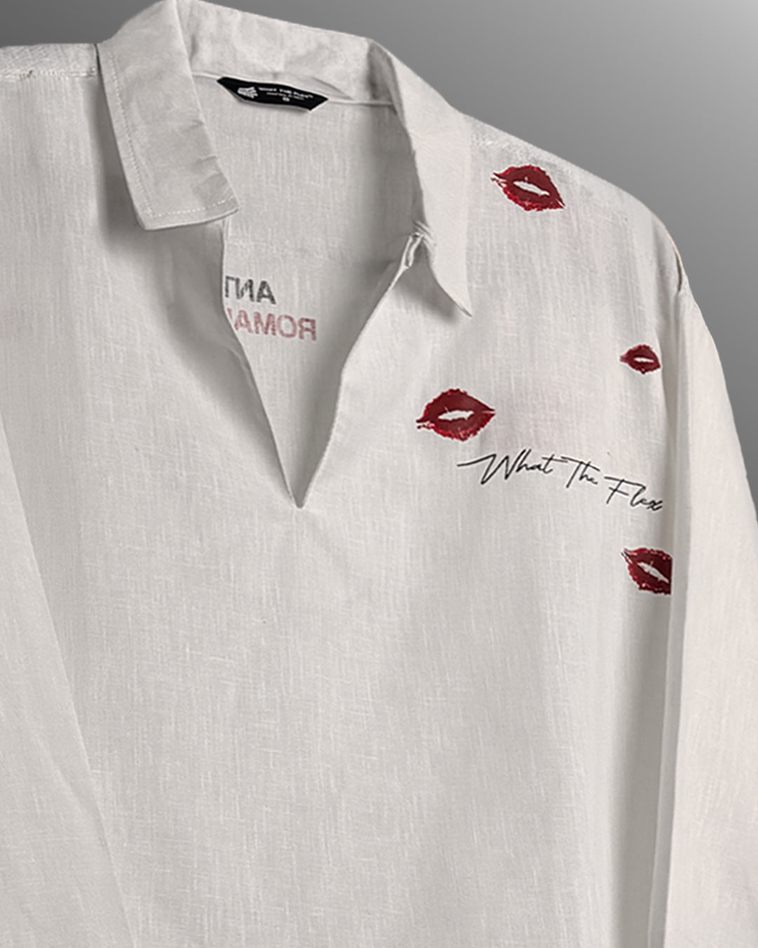 UrbanDrip Men's Oversized White Graphic Shirt | Premium Minimal Streetwear