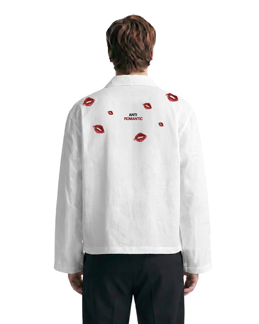 UrbanDrip Men's Oversized White Graphic Shirt | Premium Minimal Streetwear