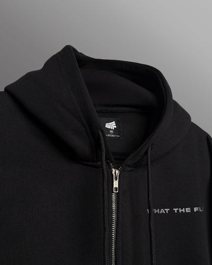 UrbanDrip Men's Black Oversized Graphic Hoodie | Premium Streetwear Hoodie