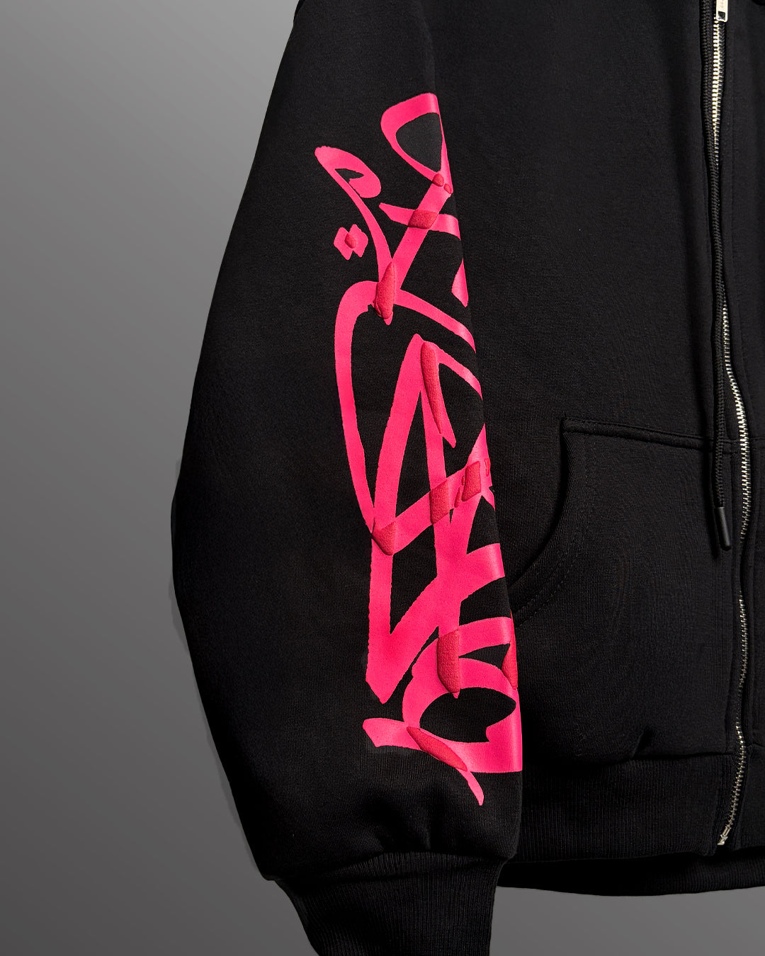 UrbanDrip Men's Black Oversized Graphic Hoodie | Premium Streetwear Hoodie