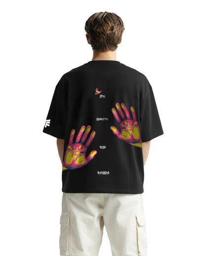 UrbanDrip You Deserve This Tonight Oversized Graphic T-Shirt | Premium Cotton Streetwear Tee