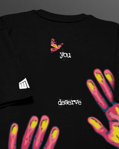 UrbanDrip You Deserve This Tonight Oversized Graphic T-Shirt | Premium Cotton Streetwear Tee