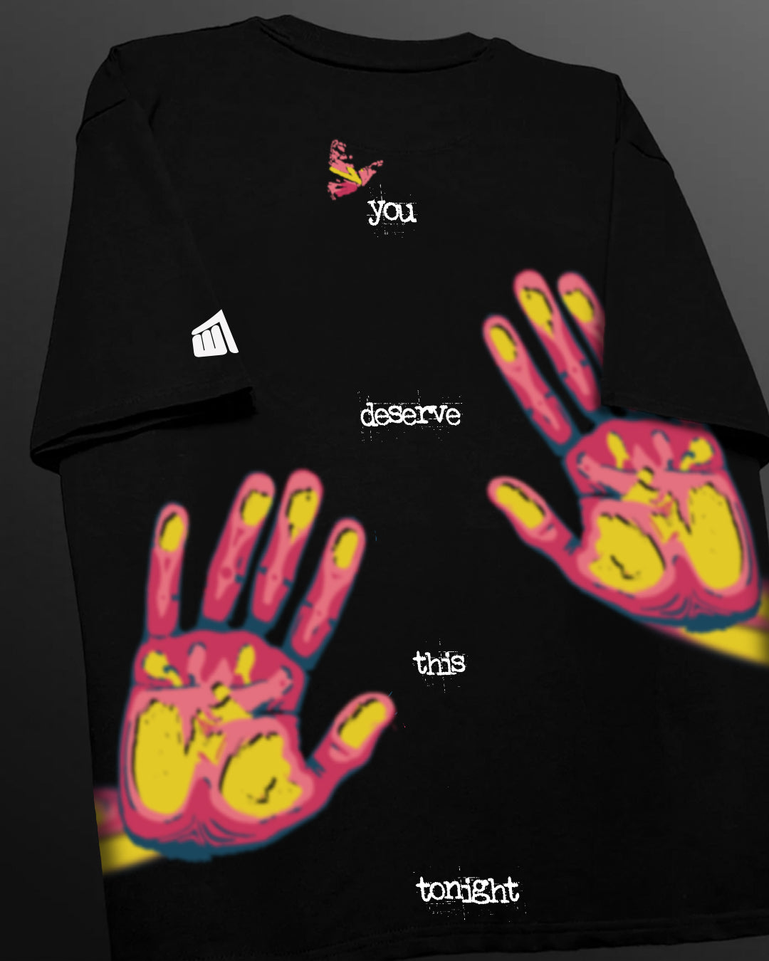 UrbanDrip You Deserve This Tonight Oversized Graphic T-Shirt | Premium Cotton Streetwear Tee