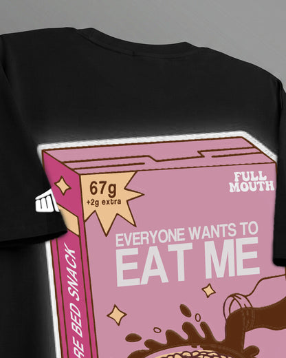 UrbanDrip Midnight Snack Oversized Graphic T-Shirt | Premium Cotton Streetwear Tee