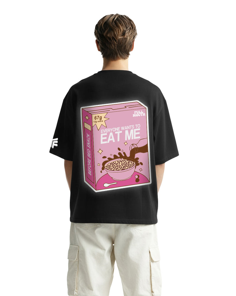 UrbanDrip Midnight Snack Oversized Graphic T-Shirt | Premium Cotton Streetwear Tee