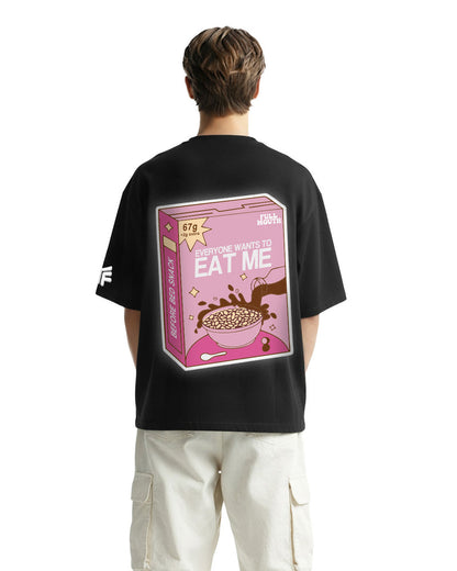 UrbanDrip Midnight Snack Oversized Graphic T-Shirt | Premium Cotton Streetwear Tee