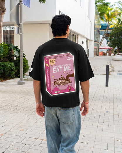 UrbanDrip Midnight Snack Oversized Graphic T-Shirt | Premium Cotton Streetwear Tee