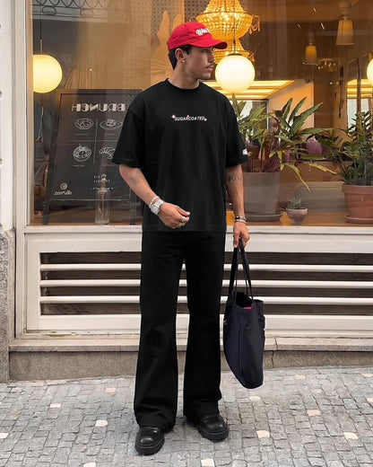 UrbanDrip Midnight Snack Oversized Graphic T-Shirt | Premium Cotton Streetwear Tee