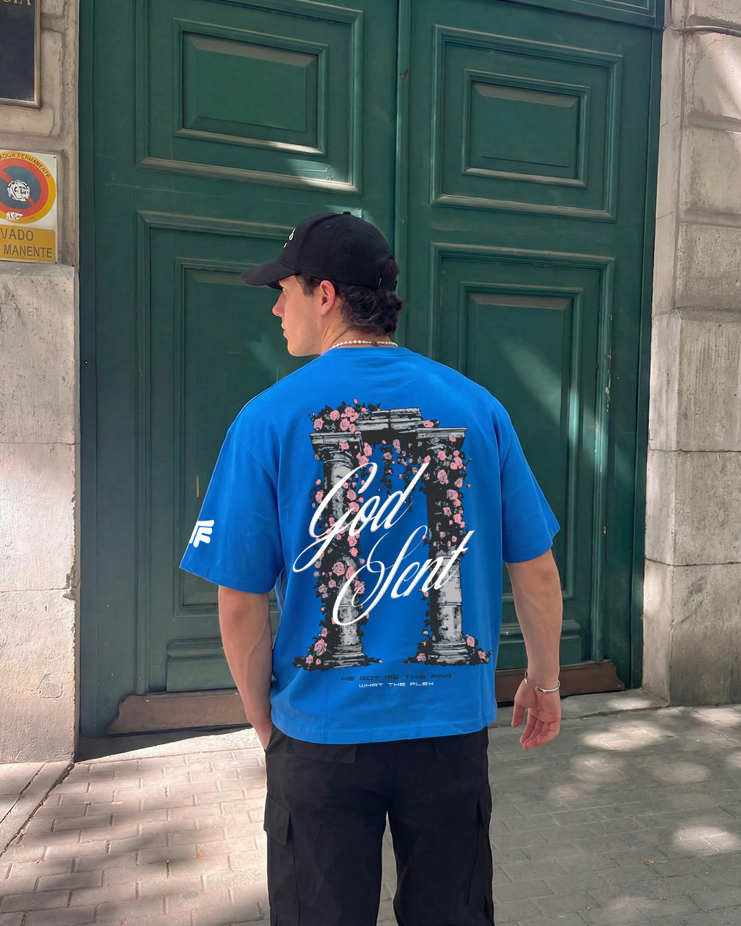UrbanDrip God Sent Oversized Graphic T-Shirt | Premium Cotton Streetwear Tee