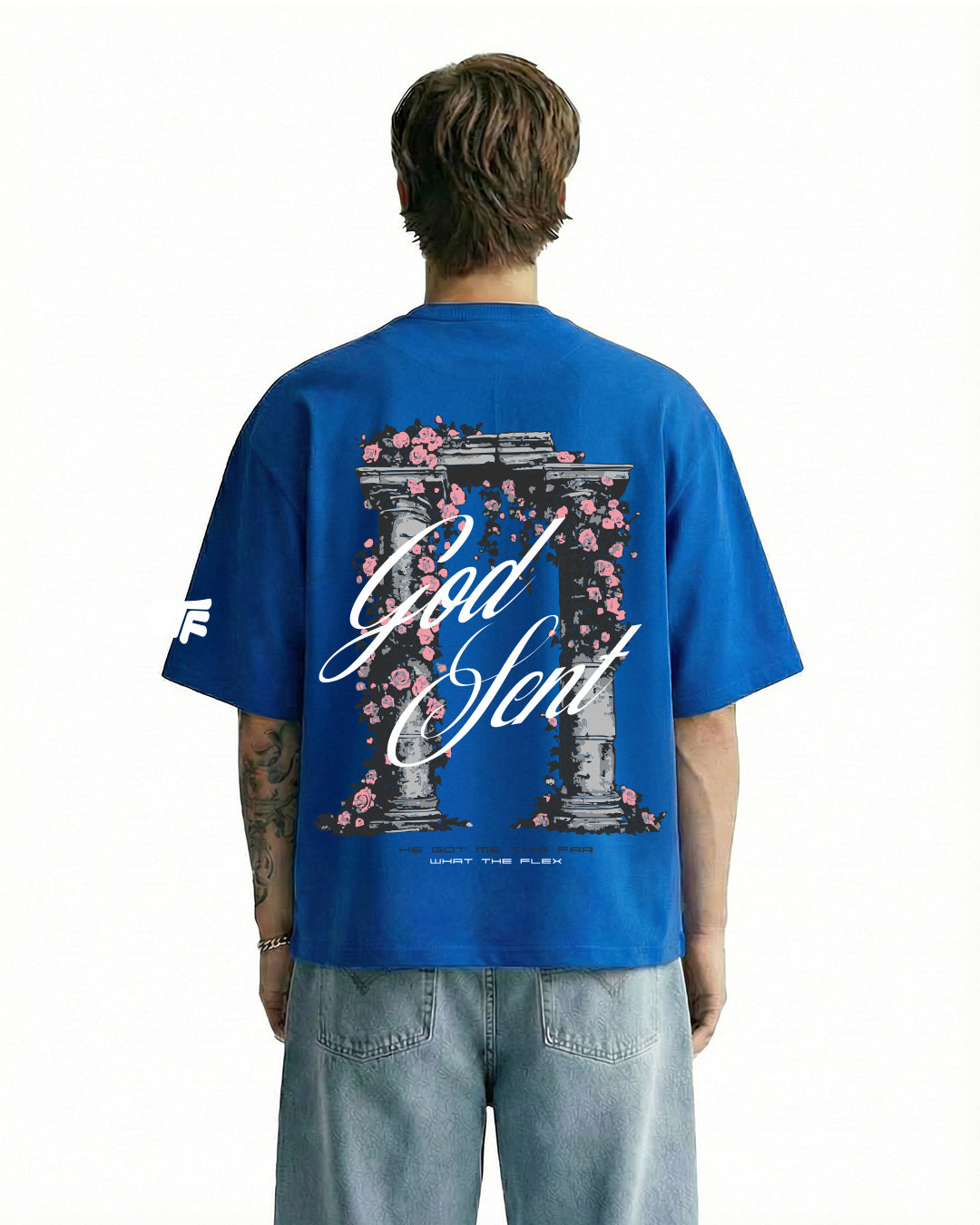UrbanDrip God Sent Oversized Graphic T-Shirt | Premium Cotton Streetwear Tee