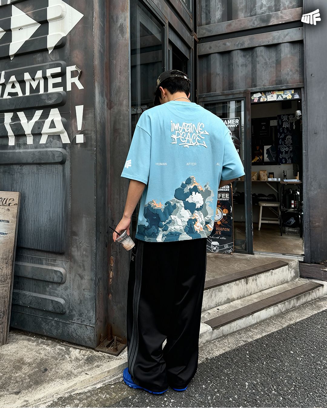 UrbanDrip Imagine Peace Oversized Graphic T-Shirt | Premium Cotton Streetwear Tee
