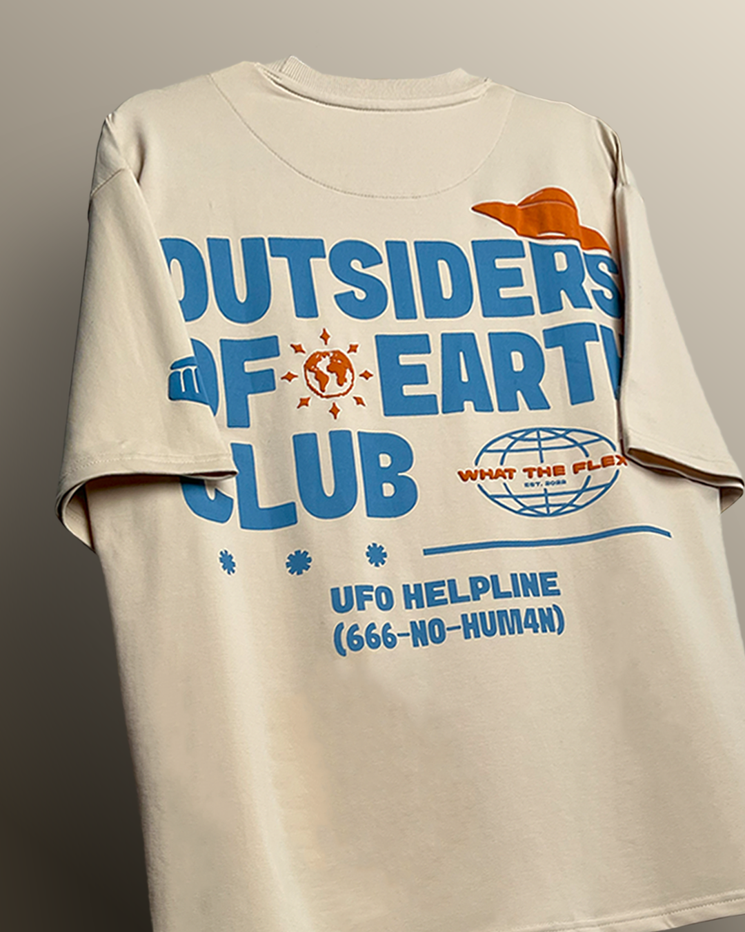 UrbanDrip Outsiders of Earth Club Oversized Graphic T-Shirt | Premium Streetwear Tee