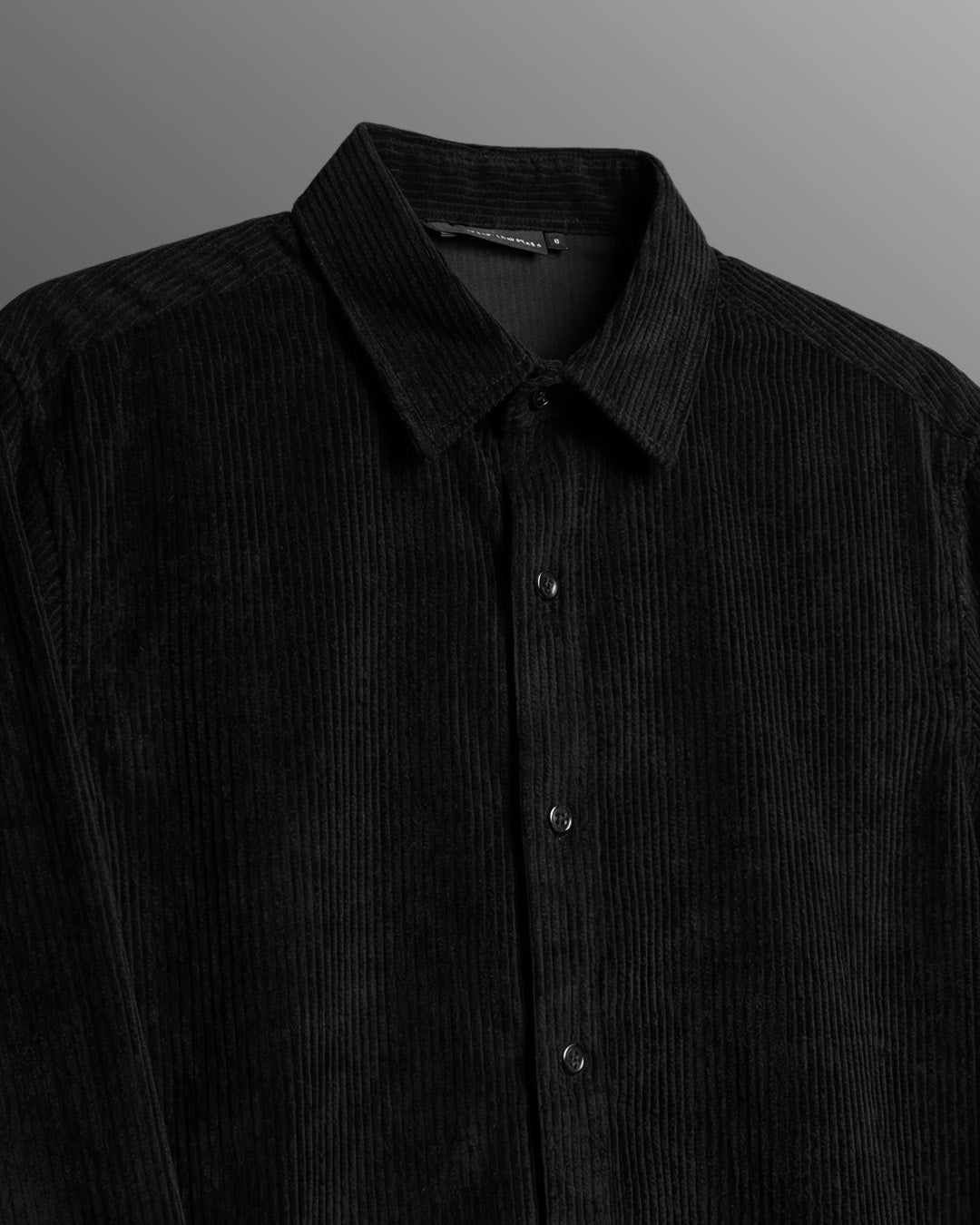 UrbanDrip Men's Oversized Black Textured Graphic Shirt | Premium Streetwear