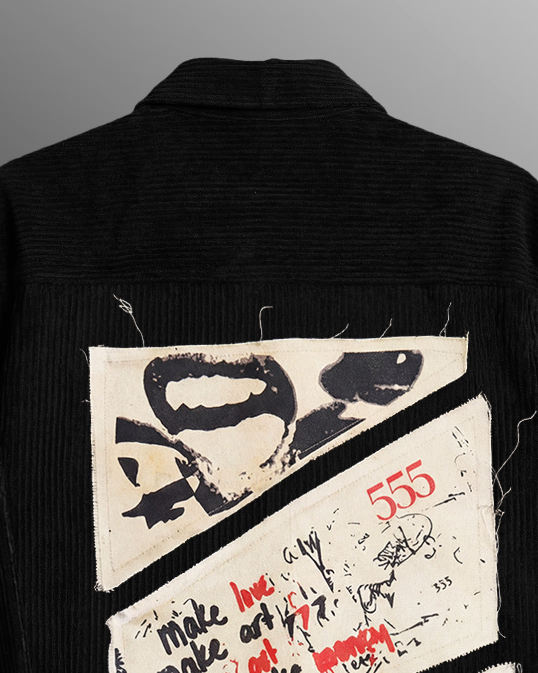 UrbanDrip Men's Oversized Black Textured Graphic Shirt | Premium Streetwear