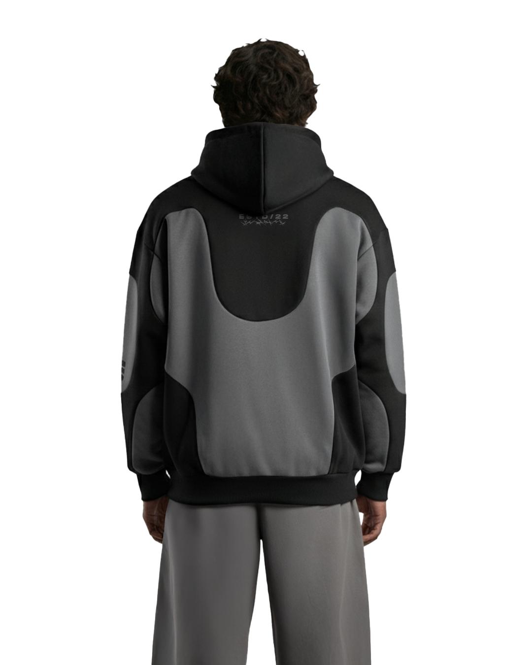 UrbanDrip Shadow Panel Oversized Hoodie | Premium Heavyweight Streetwear Hoodie